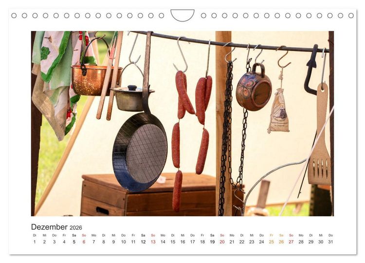 Produktbild: Mittelalter - Zeit unserer Ahnen (Wandkalender 2026 DIN A4 quer), CALVENDO Monatskalender