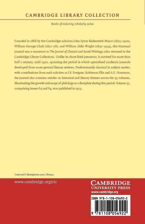 Produktbild: The Journal of Philology
