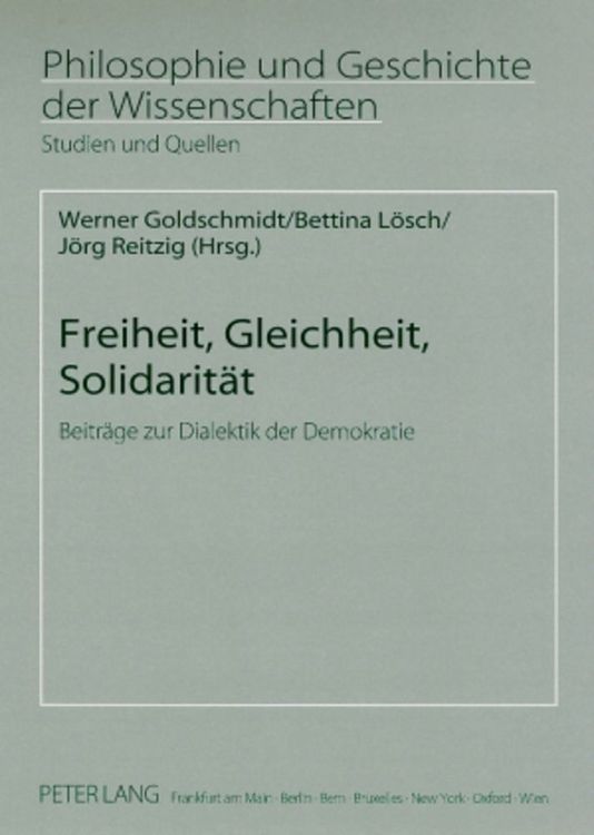 Produktbild: Freiheit, Gleichheit, Solidarit&auml;t