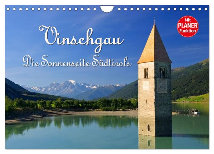Produktbild: Vinschgau - Die Sonnenseite S&uuml;dtirols (Wandkalender 2026 DIN A4 quer), CALVENDO Monatskalender