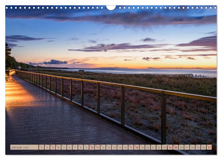 Produktbild: Zingst - die Ostsee von ihrer sch&ouml;nsten Seite (Wandkalender 2026 DIN A3 quer), CALVENDO Monatskalender