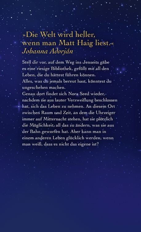 Produktbild: Die Mitternachtsbibliothek