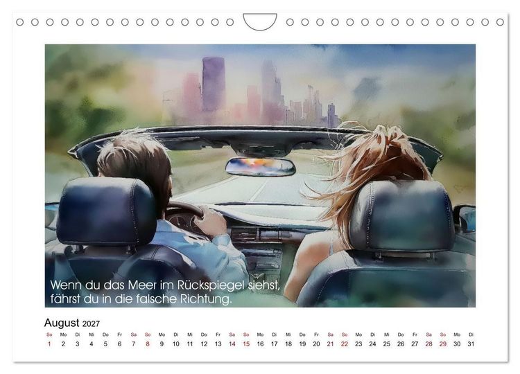 Produktbild: Meer, Strand und Wellen (Wandkalender 2027 DIN A4 quer), CALVENDO Monatskalender