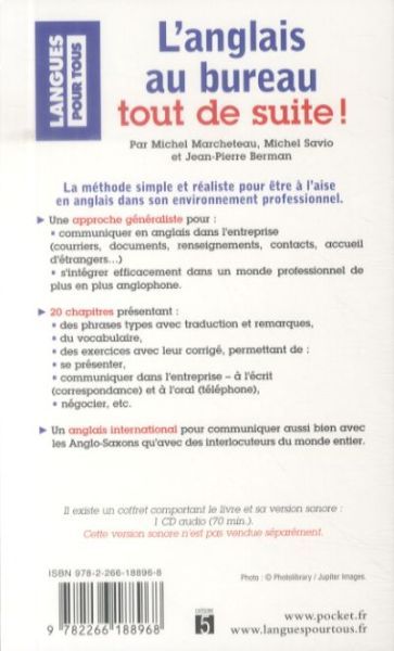 Produktbild: L'anglais au bureau tout de suite !