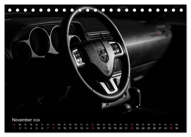 Produktbild: Dodge Challenger SRT8 (Tischkalender 2026 DIN A5 quer), CALVENDO Monatskalender