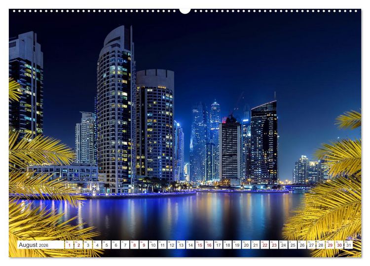 Produktbild: Dubai - Das achte Weltwunder (hochwertiger Premium Wandkalender 2026 DIN A2 quer), Kunstdruck in Hochglanz