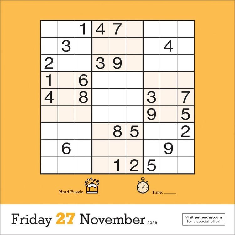 Produktbild: Original Sudoku Page-A-Day(r) Calendar 2026