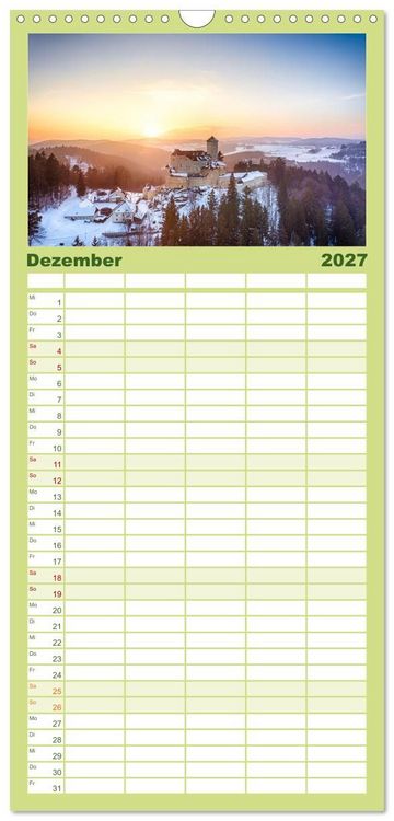 Produktbild: Familienplaner 2027 - Wundersch&ouml;nes &Ouml;sterreich mit 5 Spalten (Wandkalender, 21 x 45 cm) CALVENDO