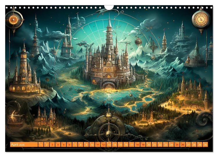 Produktbild: Antike Wegweiser (Wandkalender 2026 DIN A3 quer), CALVENDO Monatskalender