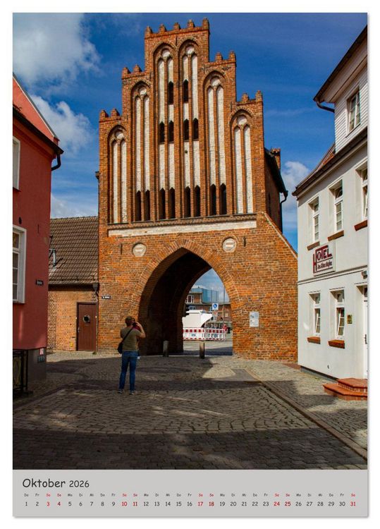 Produktbild: Wismar - UNESCO Welterbe in Deutschland (Tischkalender 2026 DIN A5 hoch), CALVENDO Monatskalender