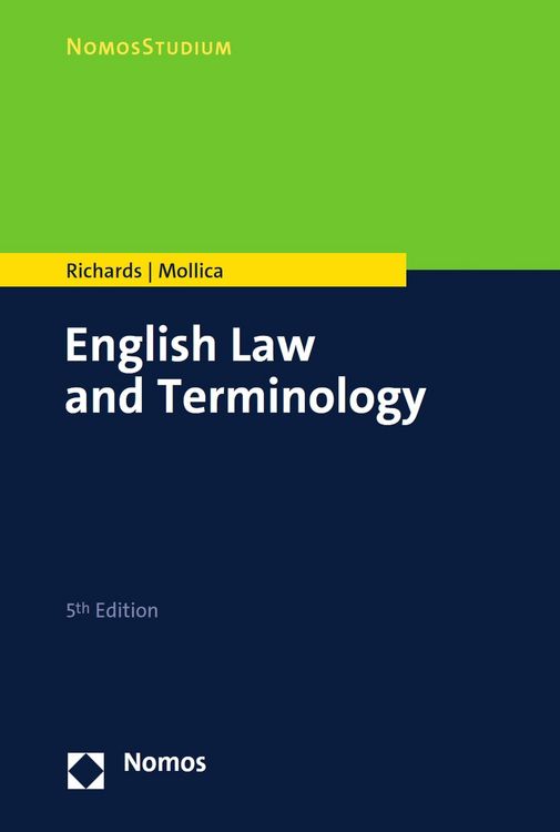 Produktbild: English Law and Terminology