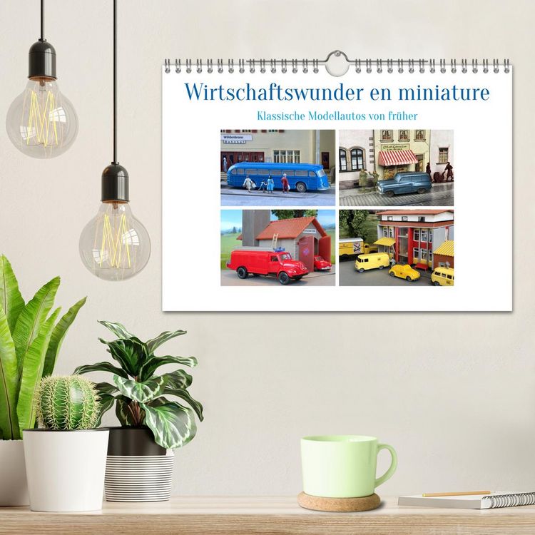 Produktbild: Wirtschaftswunder en miniature (Wandkalender 2026 DIN A4 quer), CALVENDO Monatskalender