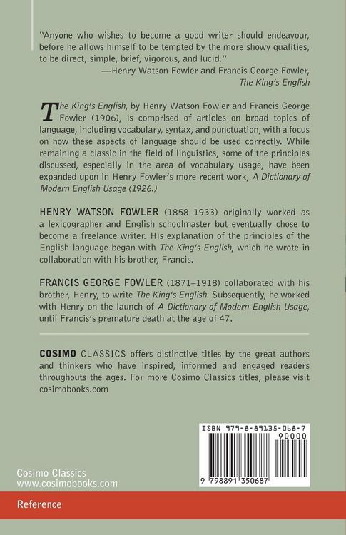 Produktbild: The King's English