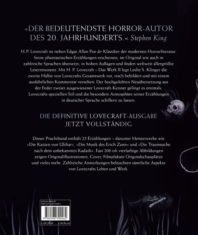Produktbild: H. P. Lovecraft. Das Werk II