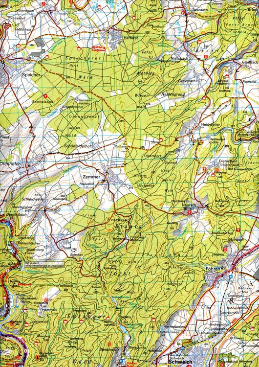 Produktbild: BVA ADFC Regionalkarte Trier und Umgebung 1:50.000