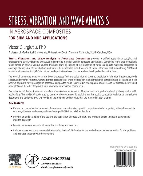 Produktbild: Stress, Vibration, and Wave Analysis in Aerospace Composites