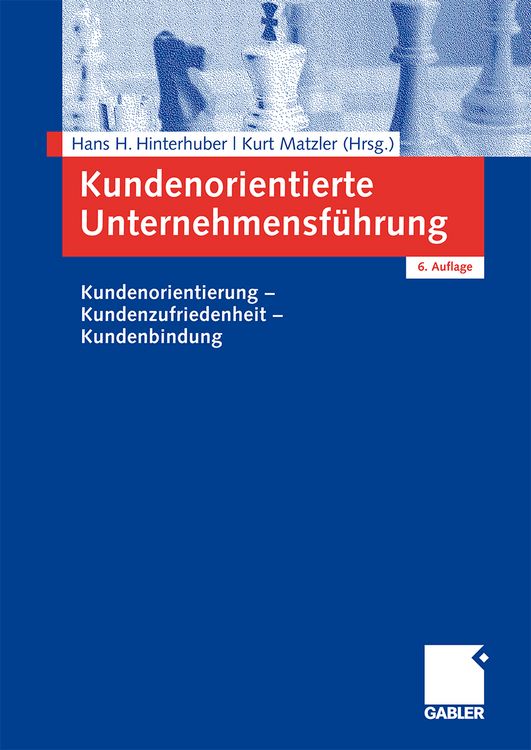 Produktbild: Kundenorientierte Unternehmensf&uuml;hrung