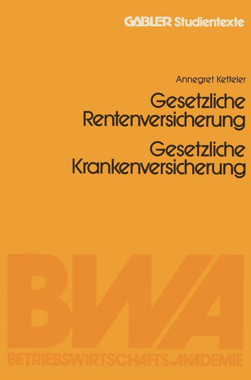 Produktbild: Gesetzliche Rentenversicherung. Gesetzliche Krankenversicherung