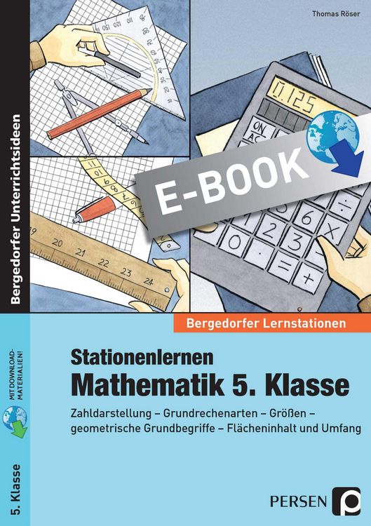 Produktbild: Stationenlernen Mathematik 5. Klasse