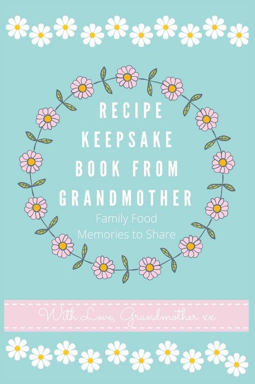 Produktbild: Recipe Keepsake Book From Grandmother