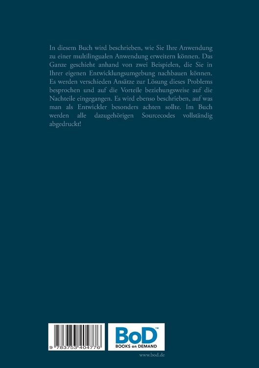 Produktbild: Multilinguale Anwendungsentwicklung f&uuml;r Delphi und RAD-Studio