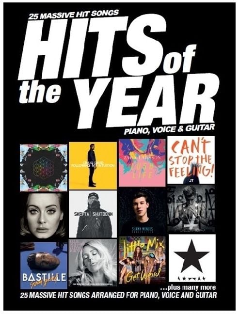 Produktbild: Hits Of The Year 2016: Piano, vocal, guitar