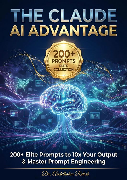 Produktbild: The Claude AI Advantage: +200 Elite Prompts to 10x Your Output & Master Prompt Engineering