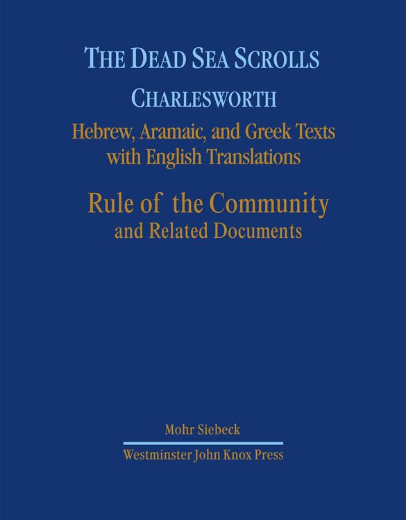 Produktbild: The Dead Sea Scrolls. Hebrew, Aramaic, and Greek Texts with English Translations