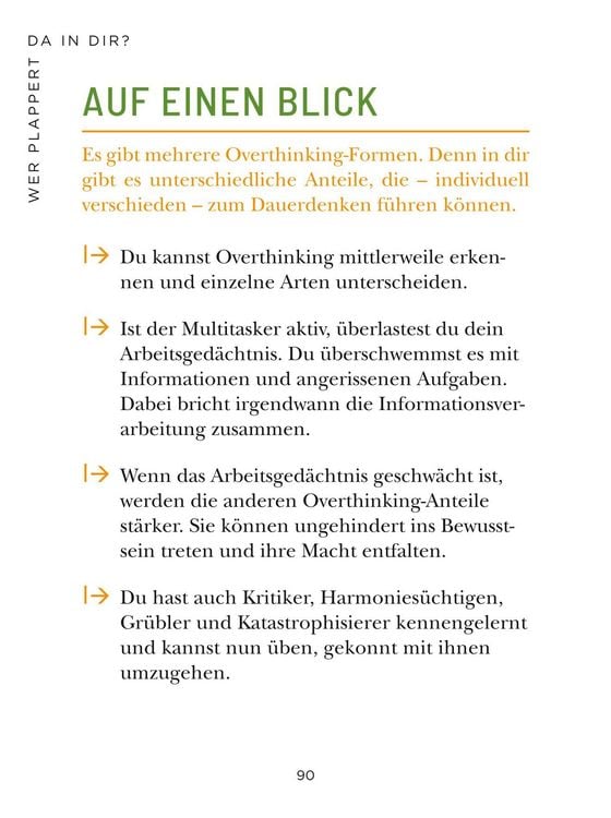 Produktbild: Die 1-Minuten-Strategie gegen Overthinking