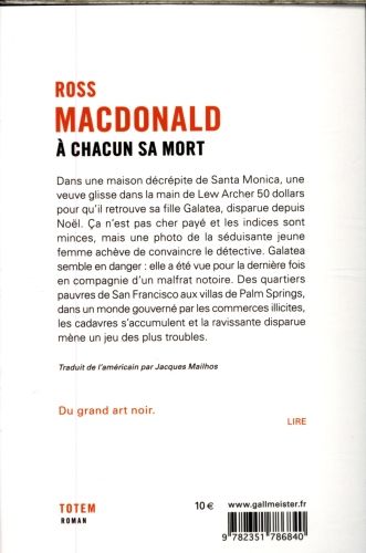 Produktbild: A chacun sa mort