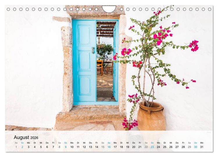 Produktbild: Patmos - Die heilige Insel (Wandkalender 2026 DIN A4 quer), CALVENDO Monatskalender
