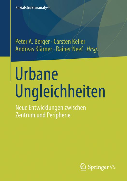 Produktbild: Urbane Ungleichheiten