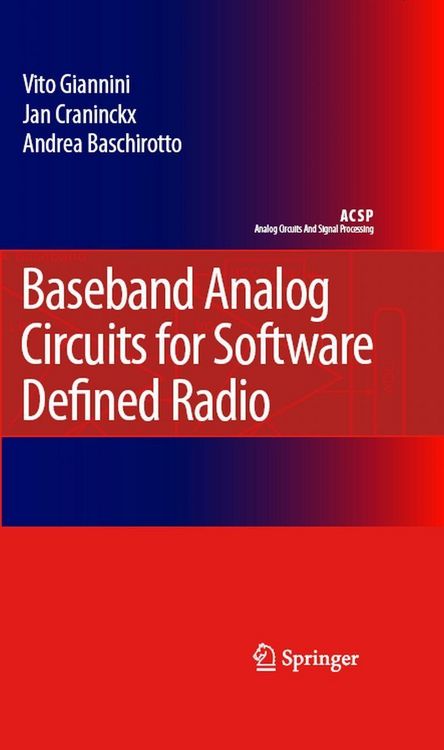Produktbild: Baseband Analog Circuits for Software Defined Radio