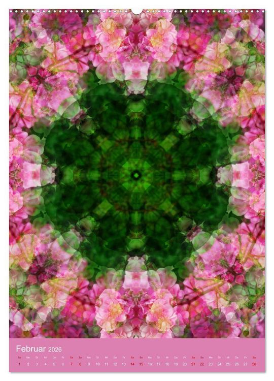 Produktbild: Meditative Pflanzenmandalas (hochwertiger Premium Wandkalender 2026 DIN A2 hoch), Kunstdruck in Hochglanz