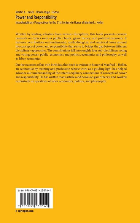 Produktbild: Power and Responsibility