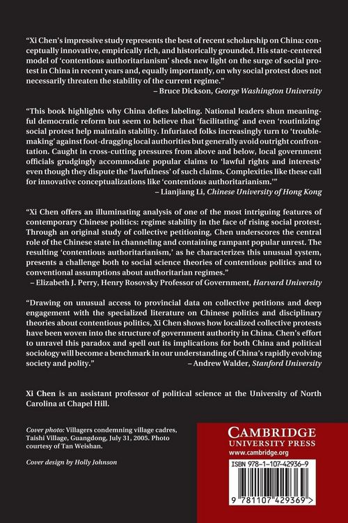 Produktbild: Social Protest and Contentious Authoritarianism in China