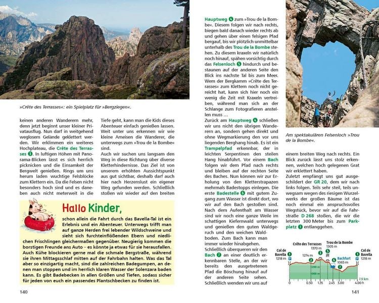 Produktbild: ROTHER Wanderbuch ErlebnisUrlaub mit Kindern Korsika. 40 Ausfl&uuml;ge und Wanderungen