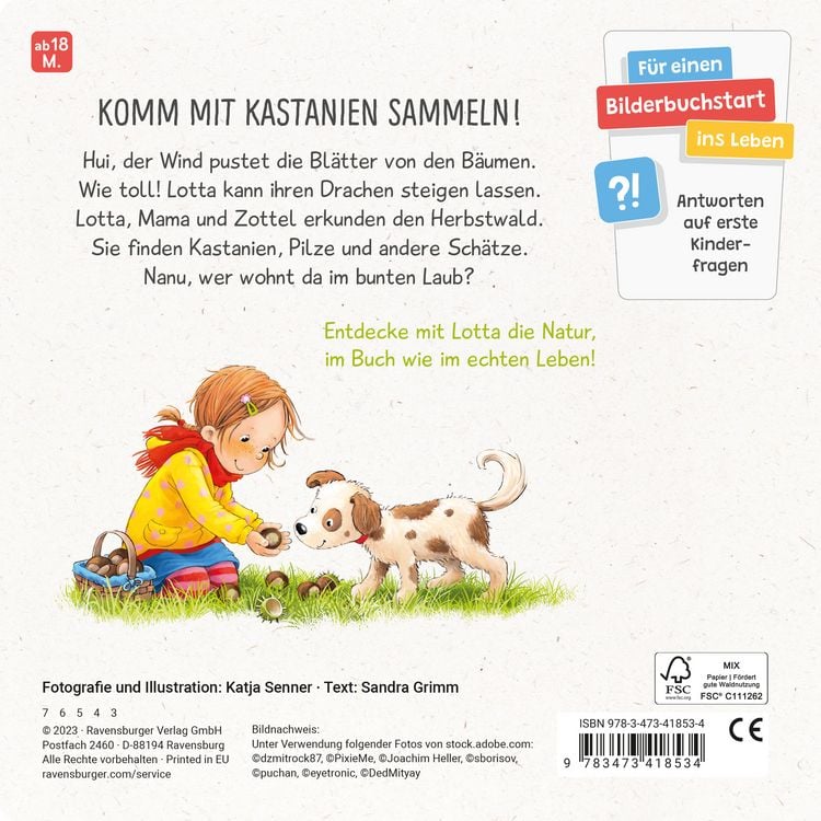 Produktbild: Lotta entdeckt die Welt: Im Herbst