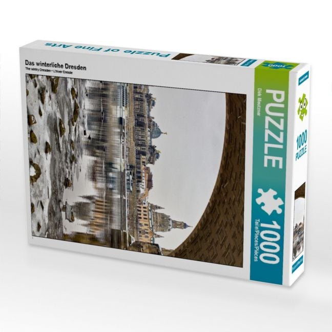 Produktbild: CALVENDO Puzzle Das winterliche Dresden | 1000 Teile Lege-Gr&ouml;&szlig;e 64x48cm Foto-Puzzle f&uuml;r gl&uuml;ckliche Stunden