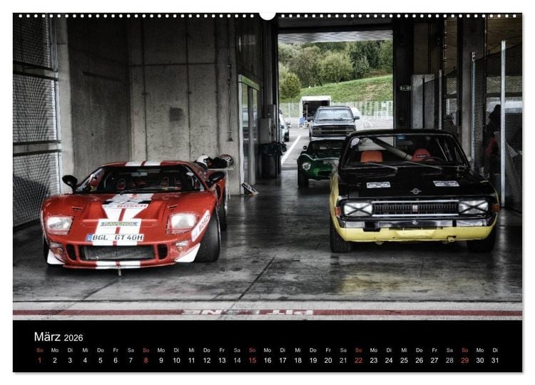 Produktbild: Raceday (hochwertiger Premium Wandkalender 2026 DIN A2 quer), Kunstdruck in Hochglanz