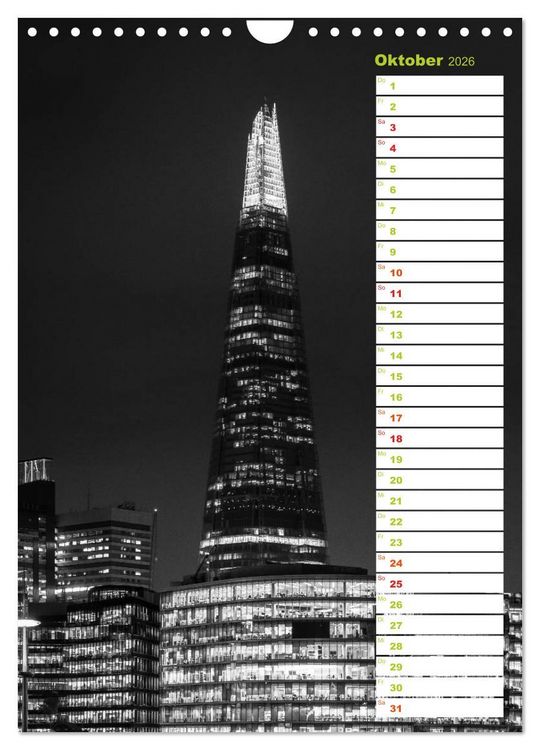 Produktbild: Big City London (Wandkalender 2026 DIN A4 hoch), CALVENDO Monatskalender