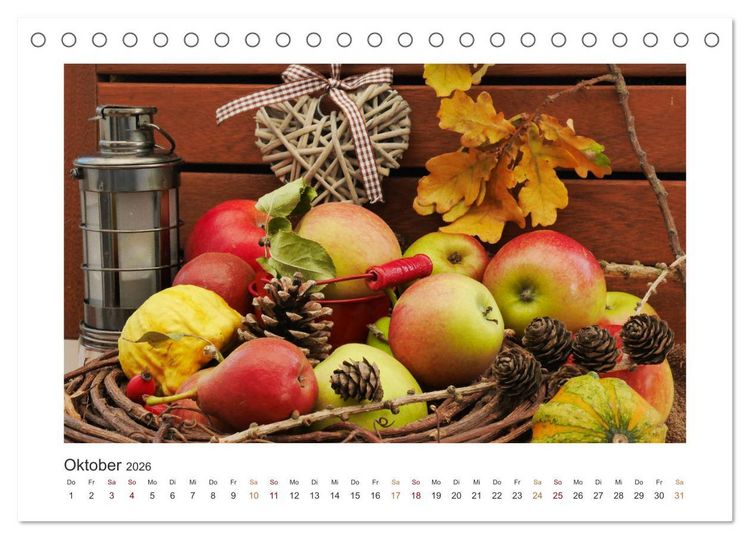 Produktbild: Blumen, Bl&uuml;ten, Dekoliebe (Tischkalender 2026 DIN A5 quer), CALVENDO Monatskalender