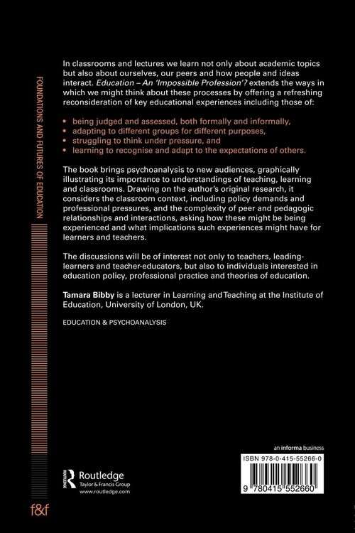 Produktbild: Education - An 'Impossible Profession'?