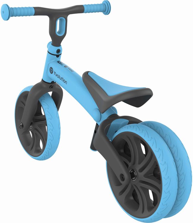 YVOLUTION - Laufrad Junior blau