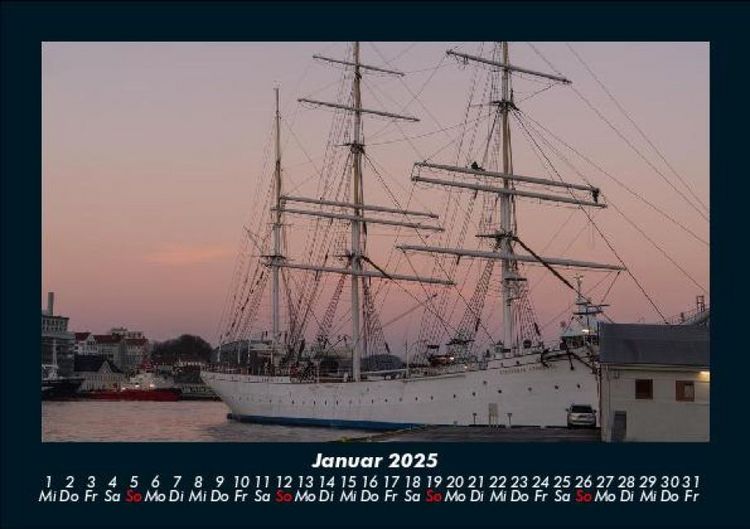 Produktbild: Segelschiffe und Boote 2025 Fotokalender DIN A5