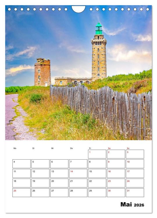 Produktbild: Malerische Bretagne - Reiseplaner (Wandkalender 2026 DIN A4 hoch), CALVENDO Monatskalender