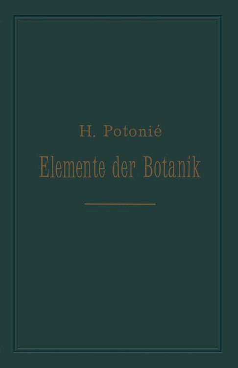Produktbild: Elemente der Botanik
