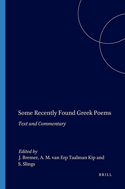 Produktbild: Some Recently Found Greek Poems