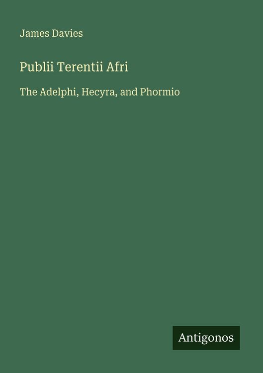 Produktbild: Publii Terentii Afri