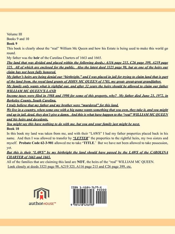 Produktbild: Regenia McQueen's Documents, You stole Twice What You Owe Me, But Not My Soul